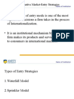 Market Entry Strategies