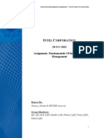 Intel Corporation Report - FIM Assignment