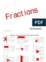 Fractions Worksheets