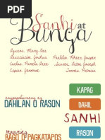 Sanhi at Bunga