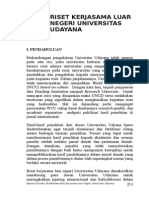 Riset Kerjasama Luar Negeri Universitas Udayana