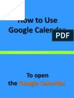 How to Use Google Calendar