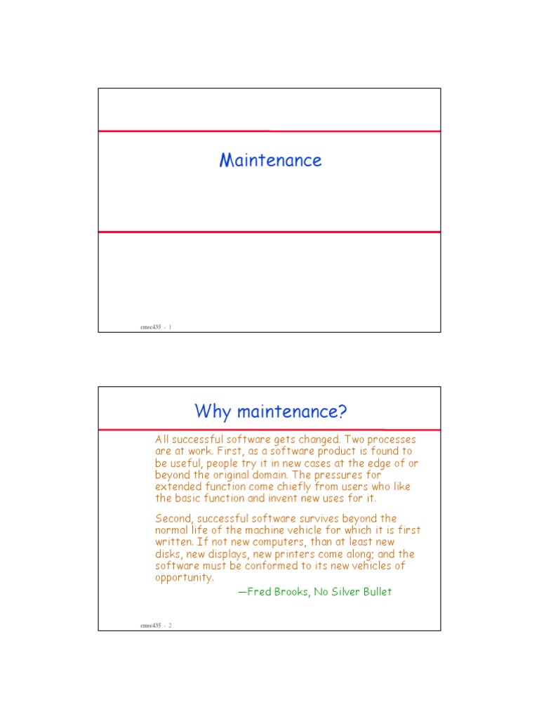 Understanding Software Maintenance Types | PDF | Specification ...