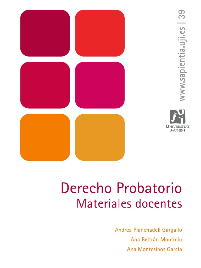1 Derecho Probatorio