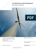 Valuation Models for Wind Farms