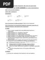 FOR LEARNERS AND SLOW LEARNERS OF CLASS XII MATHEMATICS