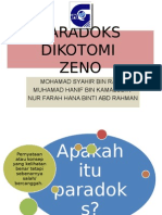 Download Paradoks Dikotomi Zeno 1 by Hanif Kamaludin SN256446439 doc pdf