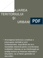 Amenajarea Teritoriului Urbanism