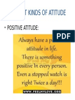 Different Kinds of Atitude