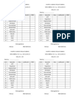 KARTU IURAN PAGUYUBAN SDN BERU