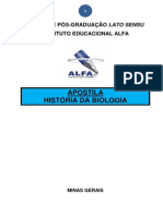 História Da Biologia