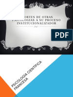 Aportes A La Constitucion de La Psicologia Científica