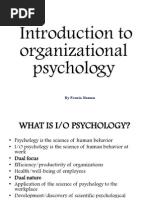 Introduction To Organizational Psychology