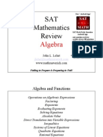 SATReview Algebra