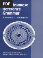 Download Laurence C Thompson - A Vietnamese Reference Grammar by Ventura Garca SN256469090 doc pdf