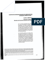 Contratos Desequilibrados en Mercados de Consumo Competitivos