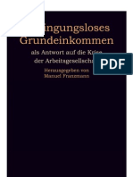 Bedingungsloses Grundeinkommen Als Antwort Auf Die Krise Der Arbeitsgesellschaft