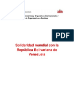 Solidaridad Mundial Con Venezuela