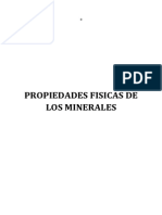 Propiedades Físicas de Los Minerales