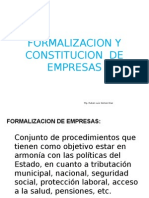 Formalizacion de Empresas.