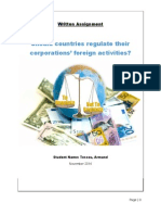 Should countries regulate their corporations’ foreign activities?