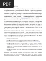 Concepto de Lengua Materna