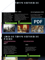 LINEA DE TIEMPO HISTORIA DE MEXICO - PPSX