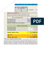 Calculo de Retencion de Fiel Garantia