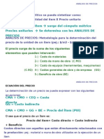 Clase Analisis de Precios