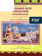 Swaminarayan - Gopalananda Swamis Gita-bhashya-English