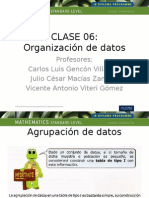Clase 06. Organización de Datos