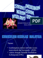 Falsafah Pendidikan Matlamat Dan Misi