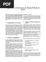 Algoritmos e Estruturas de Dados-Tabela de Hash