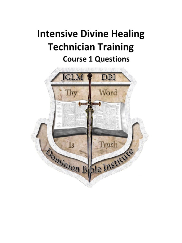 DBI Course 1 Questions Final | PDF | Faith Healing | Prayer