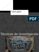 Técnicas de investigación sobre tatuajes