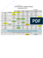 Jadwal Kuliah - Genap 2014 2015 Versi 5 Februari 2015 PDF