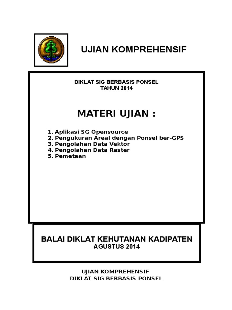 Soal Ujian Komprehensif Operasional