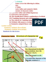 Handouts For This Lecture: Lecture On Line Symmetry Orbitals (Powerpoint) Symmetry Orbitals (Powerpoint)