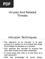 Viruses and Related Threats in Security