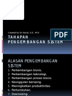 Tahapan Pengembangan Sistem