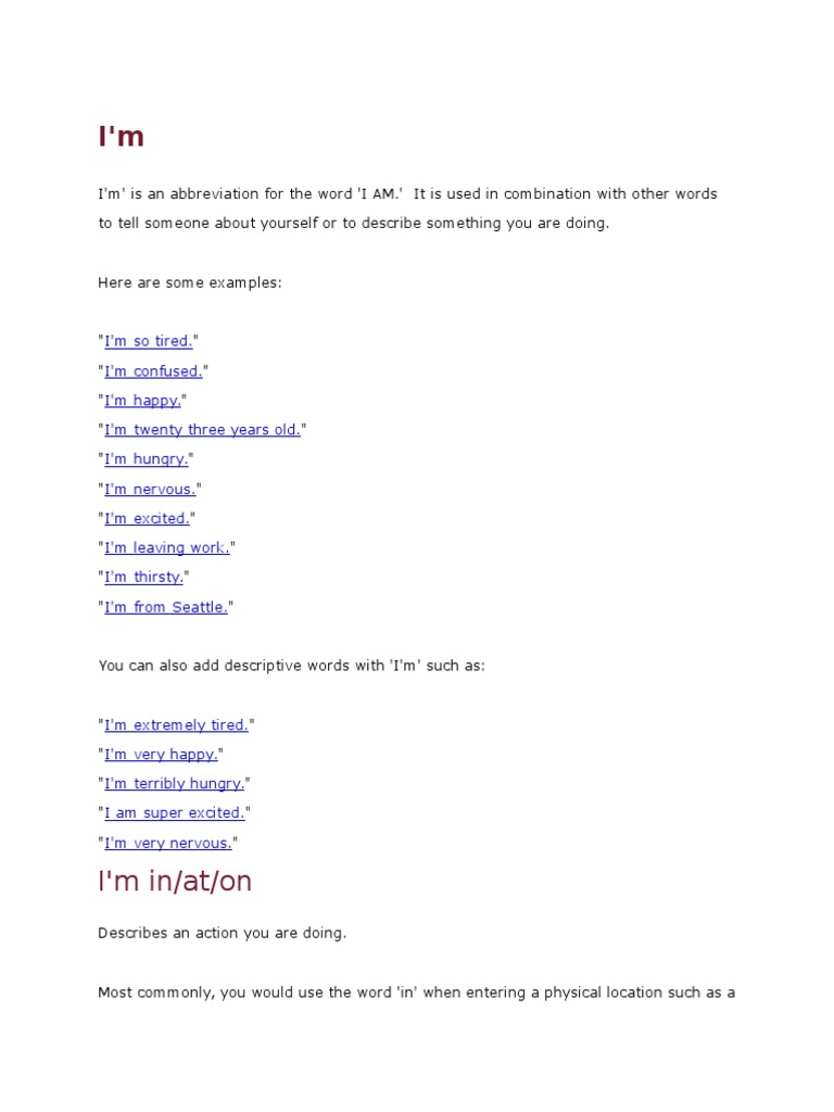 English Learning PDF Thought Verb