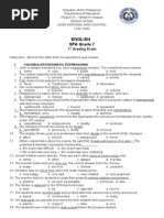Download English Grade 7 1st Grading Long Test by macie zucie SN256523429 doc pdf