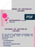 Diapositivas Gestion de Calidad Lorena