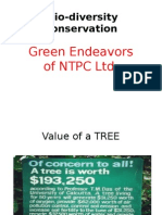 Bio-Diversity Conservation: Green Endeavors of NTPC LTD