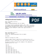 Adding Hexadecimal Numbers: Associated Topics Dr. Math Home Search Dr. Math