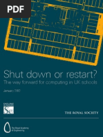 Shut Down Or Restart The Way Forward For Computing In Uk Schools Educational Technology Curriculum