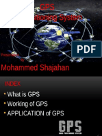 GPS Global Positioning System Presentation BY Mohammed Shajahan