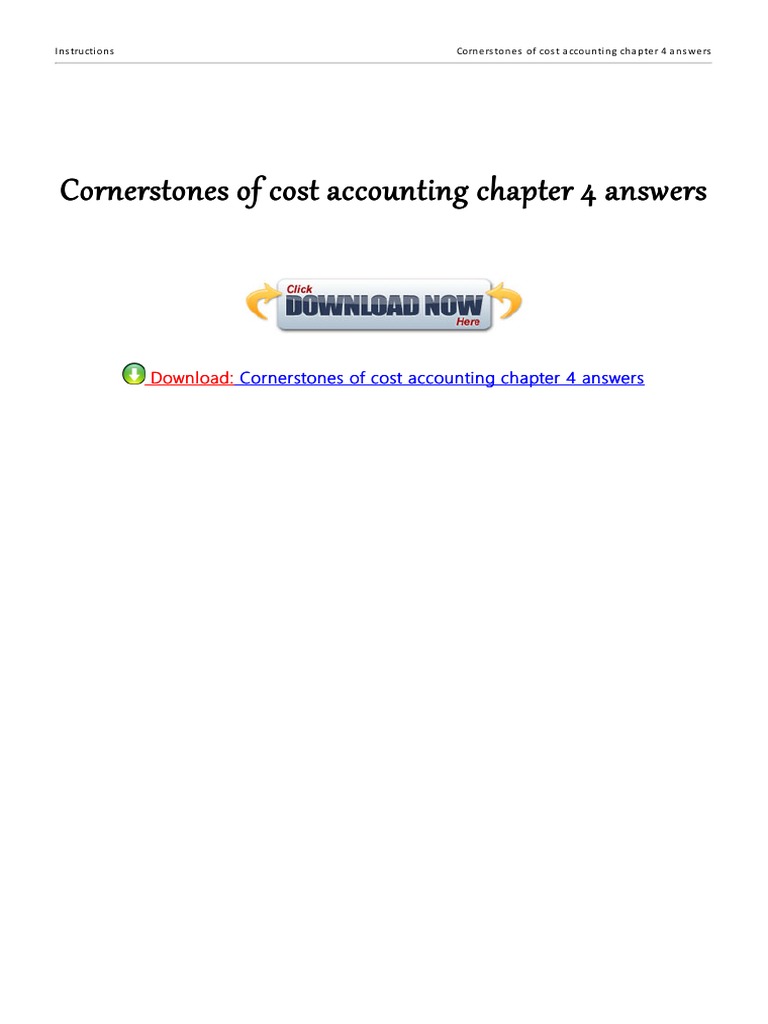 Cost Management Strategies For Business Decisions 4th Edition