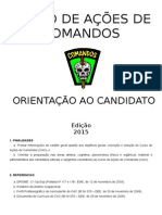 Orientação Ao Candidato - CAC 2015