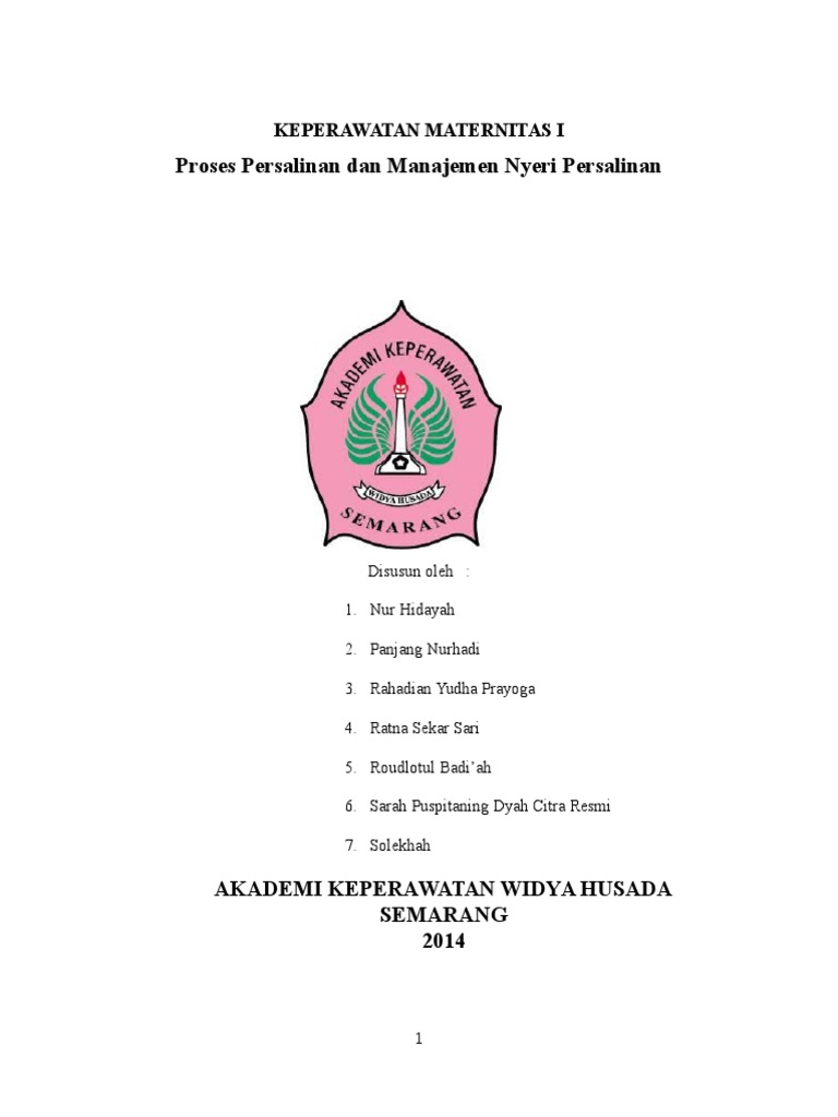 Makalah Maternitas Nyeri Persalinan